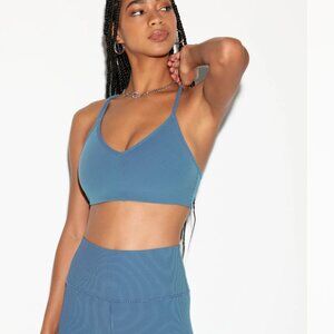 SPIRITUAL GANGSTER Mercury 2-Tone Longline Bra/New with tag/M